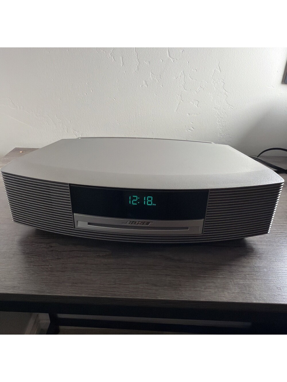 Bose Wave Music System CD Player AM/FM Radio - Titanium Silver NO REMOTE